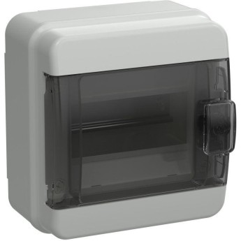 Корпус пластиковый IEK TEKFOR КМПн-6 IP65 черная прозрачная дверь TF5-KP72-N-06-65-K03-K02