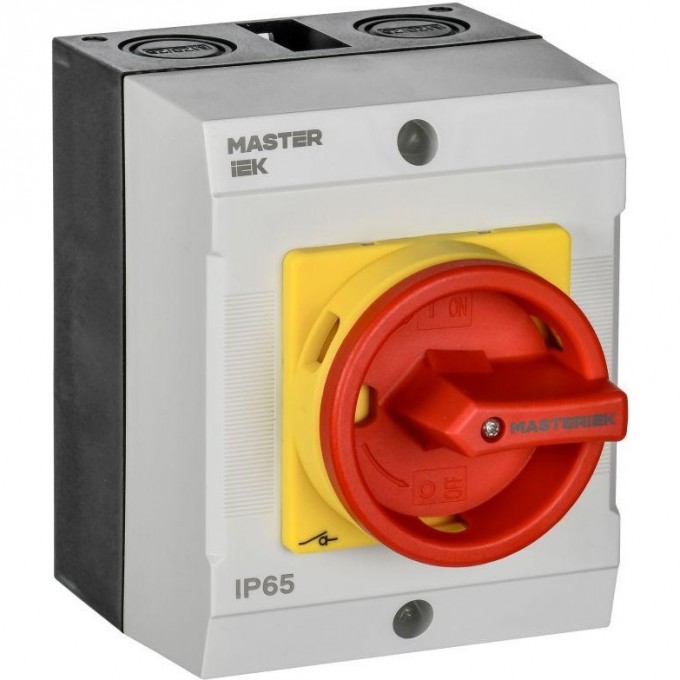 Переключатель кулачковый IEK MI-CS22-010-091 10А (сх. 91) в боксе закрытая рукоятка аварийный MI-CS22-010-0911