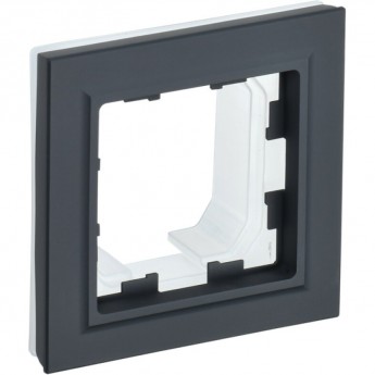 Рамка 1-местная IEK BRITE IP44 РУ-1-БрГ-44 графит - BR-M12-44-K53 Рамка 1-местная IEK BRITE IP44 РУ-1-БрГ-44 графит - BR-M12-44-K53