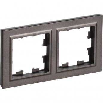 Рамка 2-местная IEK BRITE РУ-2-БрТБ темная бронза - BR-M22-K45 Рамка 2-местная IEK BRITE РУ-2-БрТБ темная бронза - BR-M22-K45