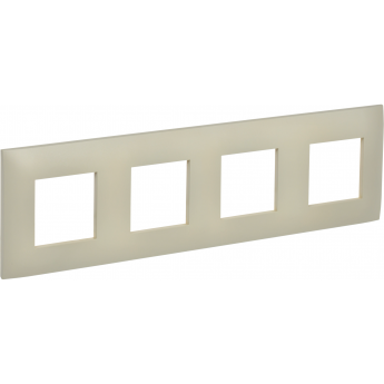 Рамка на 4 поста IEK SKANDY SK-F01B бежевый SK-M42-K10 Рамка на 4 поста IEK SKANDY SK-F01B бежевый SK-M42-K10