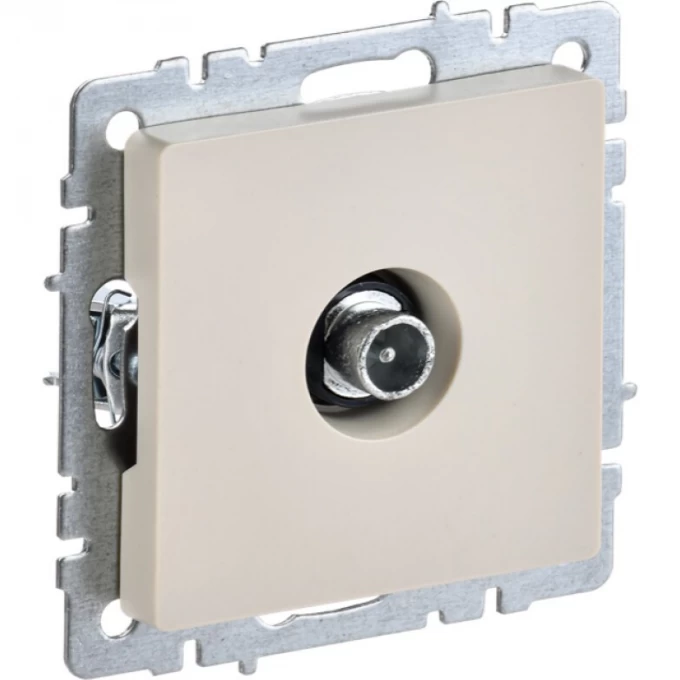 Розетка TV проходная IEK BRITE РТВ10-0-БрКр бежевый - BR-A10-P-K10 Розетка TV проходная IEK BRITE РТВ10-0-БрКр бежевый - BR-A10-P-K10