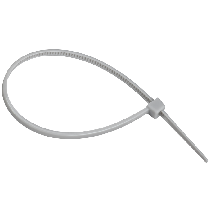 Хомут IEK UHH30-D036-200-100-K03 3.6х200мм P6.6 стандартный сер. (уп.100шт) UHH-30-D036-200-100-K03