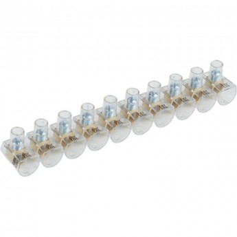 Зажим винтовой концевой изолированный IEK КЗВИ 16мм2 (10x1) - UZVK-16-10