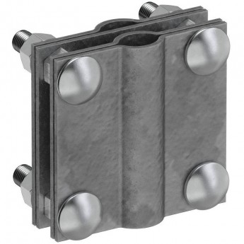 Зажим заземления IEK ZGC38-13-1-16-40 с раздел. крестообразный стержень-полоса/пруток оцинк. сталь TD